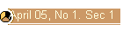 April 05, No 1. Sec 1